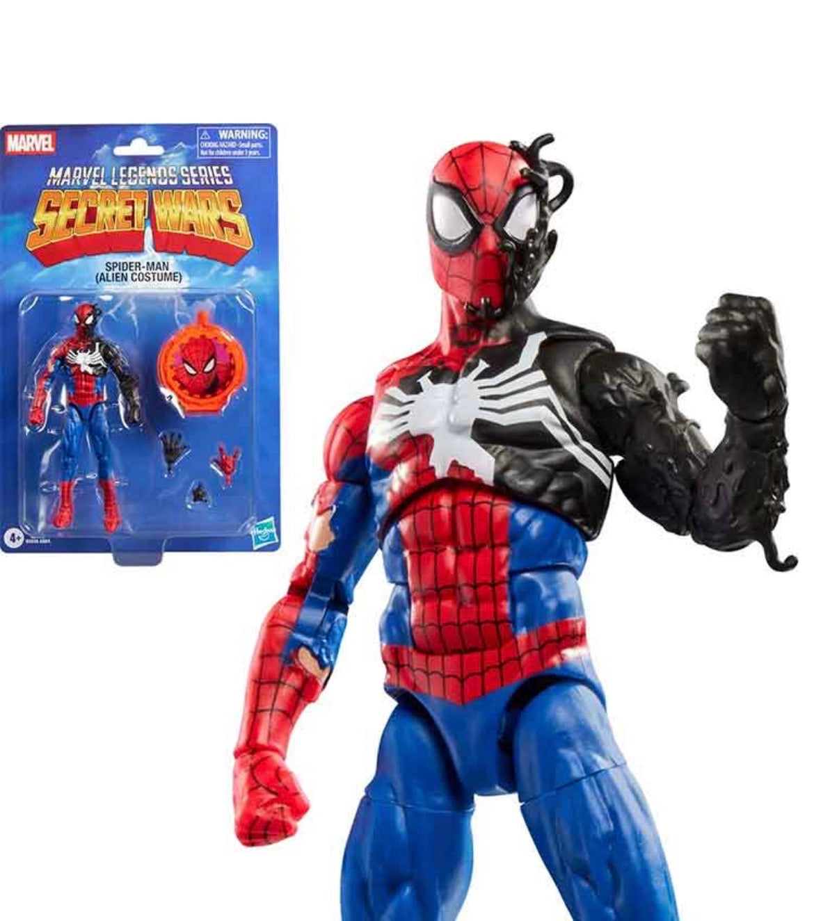Marvel Legends Series Secret Wars Spider-Man Alien Costume action figure