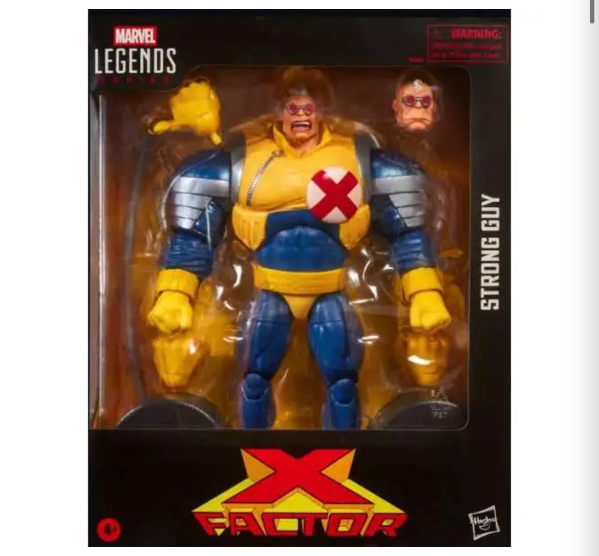 Marvel Legends X-Factor Strong Guy action figure in box