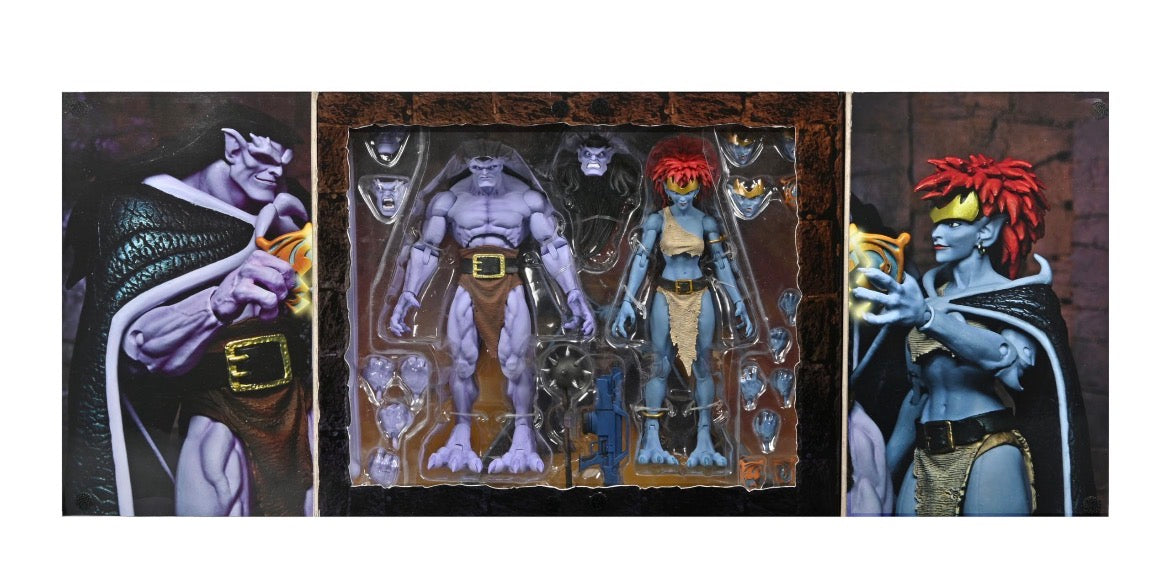 NECA Gargoyles Goliath & Demona 7" Action Figure 2-Pack – Collector Edition